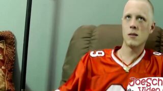 Joe is sucking at the lake with big dicked straight guy Eric