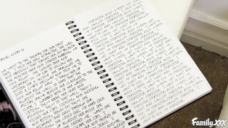 Blonde babe Kate Kennedy masturbates before being screwed