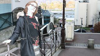 Lustful French mature lady enjoying a good hard prick