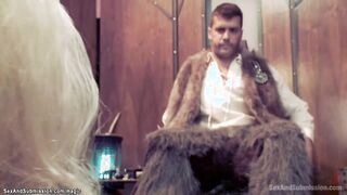 step milf anal in Japanese rope suspension