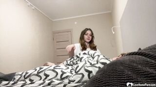 Inked brunette beautiful babe ravaged by her new man