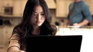 Asian teen Lulu Chu heard MOMMY Slimthick Vic fuck her roomie Seth Gamble