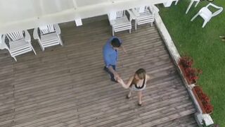 Wild Colombian Fuck Indoors & Outdoor Threesome At The Lake House