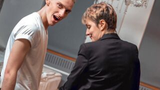 Tutor 4K OMG I DID IT!!! I talked my tutor into sex right in her apartment!