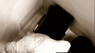 Cum hungry assistant sucks prick