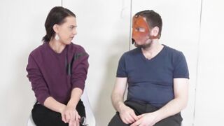 Petite booty ravaged hottie worships masters feet