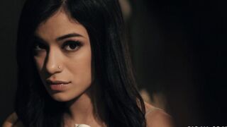 SISTERTRICK - Savanna Sixx gets blackmailed by her big cocked stepbro