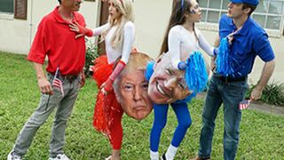 Mackenzie Mace & Sia Lust are being swapped at this foursome