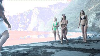 Rain of sensuality under the Tenerife sun!