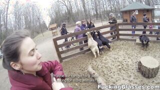 Skinny Russian Teen Buttfucked On Stairs P-O-V