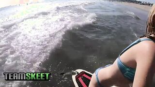 Tiny Beach Babe Hannah Hays Hunts for Hogs