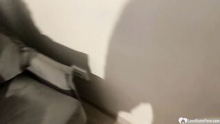 Lustful slutty Tinder chick giving a best blowjob