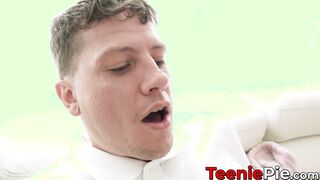 Tattooed neighbor Lucky Anne sneaks in just to get rammed by babe Peter Green