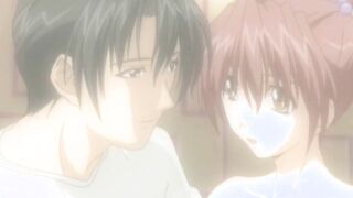 Anime beauty gets facialized