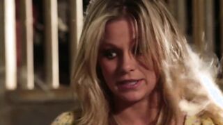 Perfect babe Scarlett Red taking huge cowboy dick