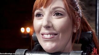 Natural huge tits redhead whipped