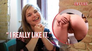 Ersties - Gorgeous Viktoria Fingers Her Bushy Twat