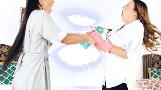 Rich Lady & The Mature Maid Were Friends at Dorm - Elexis Monroe, Texas Patti