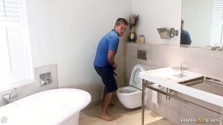 Upcoming Brazzers Scene: Caught Jerking Off - Louise Lee