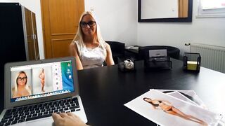 Blond Asking for Fashion Model Job