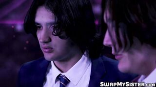 Innocent girls Lana Smalls & Evie Christian are  into fucking their ste