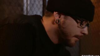 Ginger slave hottie anal fucked