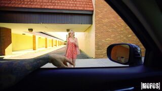 Nikki Sweet picked up & gets rammed in the garden