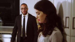 Superb babe Evelyn Claire is shared between two dudes