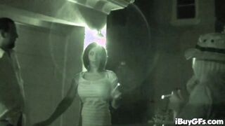 Hot big breasted teen sucks meat in P-O-V