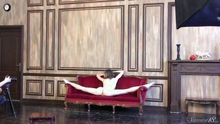 Sensual University Chick Annett Makes Her Tits Bounce While dancing Naked!