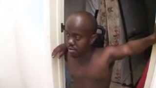 Interracial ass pumping threesome bitch screwed