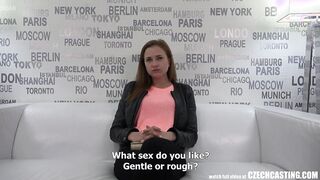 Czech sexy girl wants to become a porn champion
