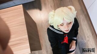 MOFOS Uniformed Sweetie Fox's ahegao face is amazing