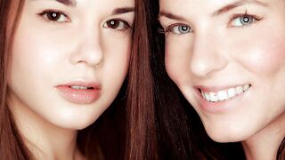 Eileen Sue eats Baby Jewel's muff