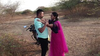 Indian Wifey Outdoor Blowjob Licking Fingered & Ravaged