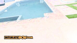 ItsPOV Sweet wet muff juice all over your dick starring Janice Griffith