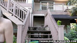 TEENS LOVE EBONY COCKS Chloe Temple's monster cock BJ