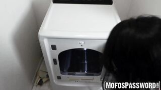 Asian teen Salee Lee receives a messy facial from daddy Charles Dera