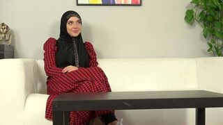 Sexy female in a hijab chose some pictures & some sex