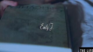 Emily J wakes up from a wet dream & masturbates