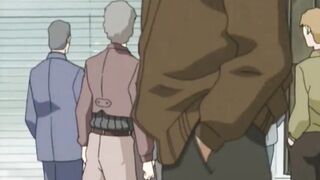 Dominated anime teen bleeds out her booty