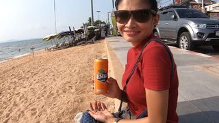 Amateur Thai teen having fun with her two week millionaire BF