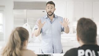 My fiance's cop stepbro fucks me!