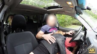 Outdoor sex for money is new experience in sexy girl's life