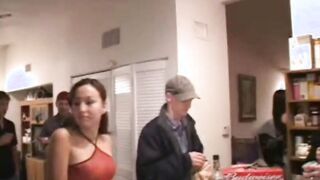 Sexy Blonde love Meat 3some Freshman Fantasy