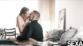 Watch this satisfying naked couple have wild multi orgasmic sex