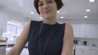 Lustful nice looking stepmommy fucks a stepson with big hard penis