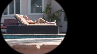 Blonde Summer Vixen Catches & Fucks Her Secret Voyeur Hardcore