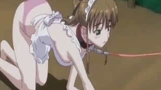 BDSM rough sex anime teen gets pounded