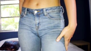 Jerk Off Instruction POV: Cum on My Tight Jeans